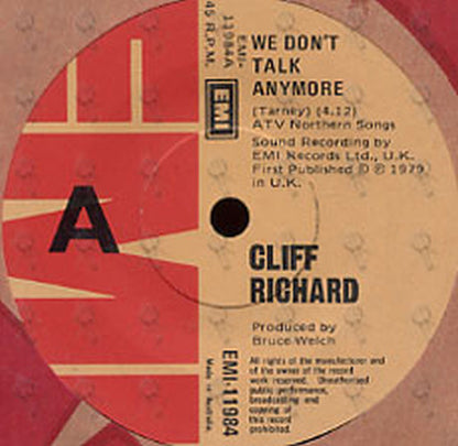 RICHARD-- CLIFF - We Don't Talk Anymore - 2