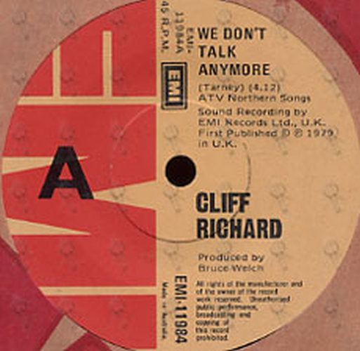 RICHARD-- CLIFF - We Don&#39;t Talk Anymore - 2