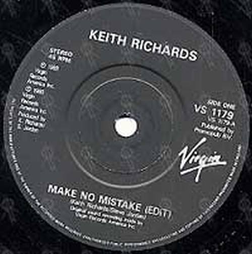 RICHARDS-- KEITH - Make No Mistake - 3