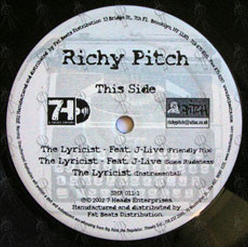 RICHY PITCH - The Lyricist (feat. J-Live) - 2