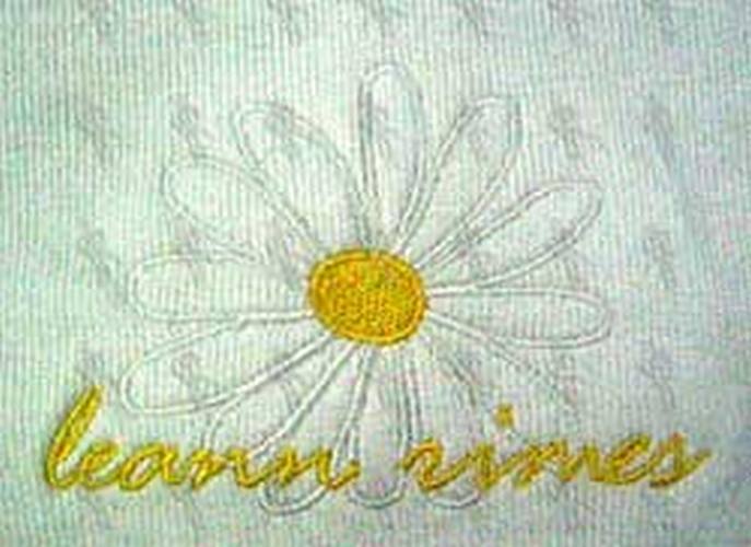 RIMES-- LEANN - Embroidered White Girls T-Shirt - 2