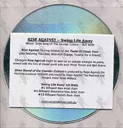 RISE AGAINST - Swing Life Away - 2