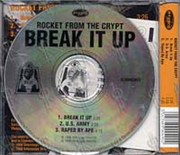 ROCKET FROM THE CRYPT - Break It Up (Part 2 of a 2CD Set) - 2