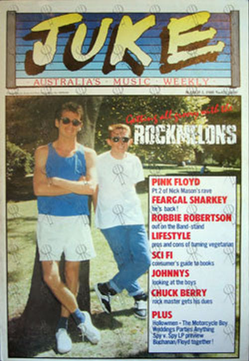 ROCKMELONS - 'Juke' - 5th March 1988 - Issue #671 - Rockmelons On Cover - 1