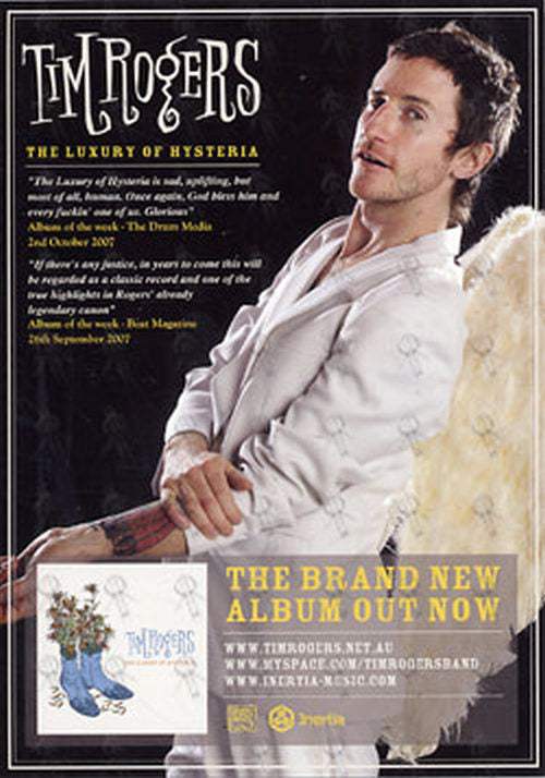 ROGERS-- TIM - 'Reprobates Agreement' 2007 Tour Double-Sided Colour Flyer - 2