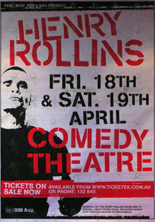 ROLLINS-- HENRY - Comedy Theater