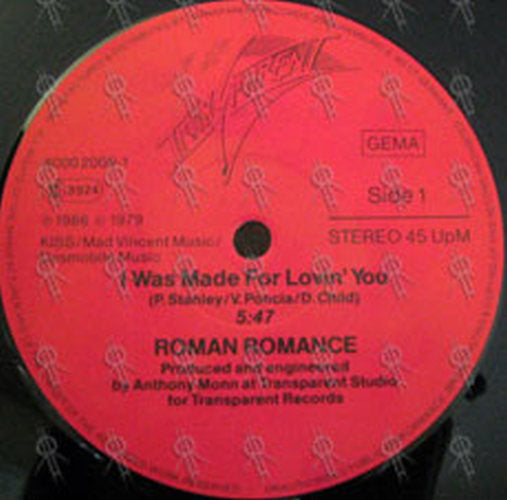 ROMAN ROMANCE - I Was Made For Lovin' You - 3