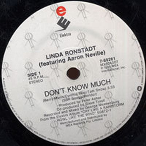RONSTADT-- LINDA - Don't Know Much (Featuring Aaron Neville) - 2