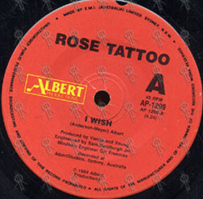 ROSE TATTOO - I Wish - 2