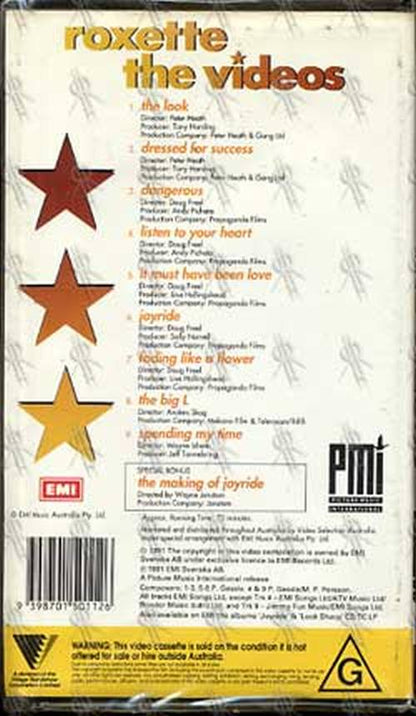 ROXETTE - The Videos - 2