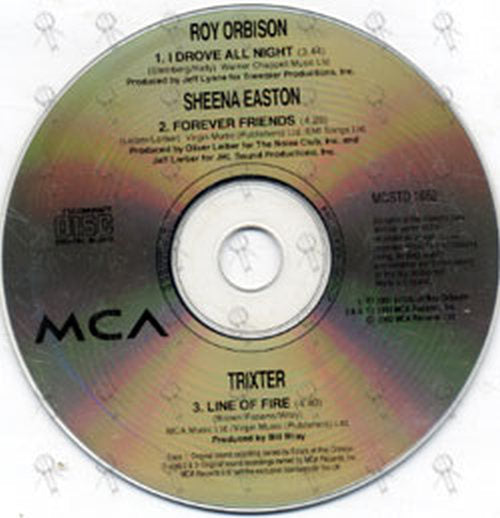 ROY ORBISON|SHEENA EASTON|TRIXTER - I Drove All Night - 3