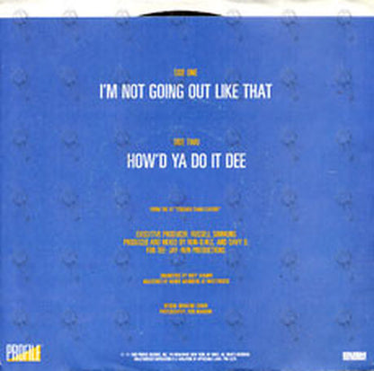 RUN DMC - I'm Not Going Out Like That - 2