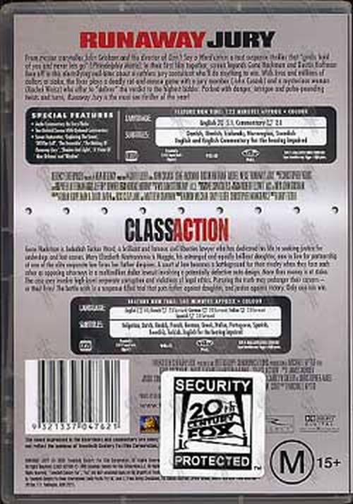 RUNAWAY JURY|CLASS ACTION - Runaway Jury / Class Action Double - 2