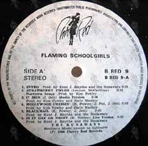 RUNAWAYS with CHERIE CURRIE-- THE - Flaming School Girls - 3