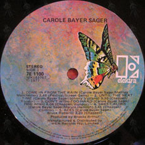 SAGER-- CAROLE BAYER - Carole Bayer Sager - 3