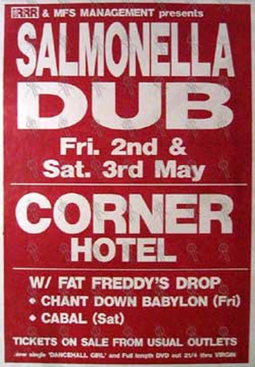 SALMONELLA DUB - &#39;Corner Hotel