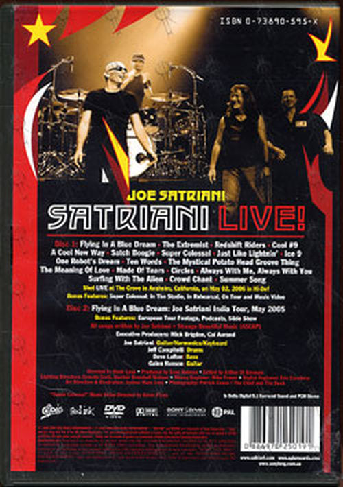 SATRIANI-- JOE - Satriani Live! - 2