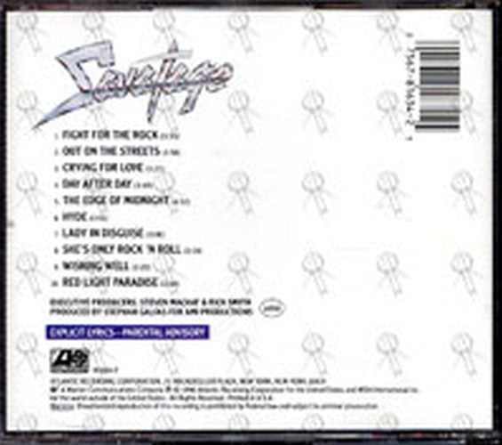 SAVATAGE - Fight For The Rock - 2