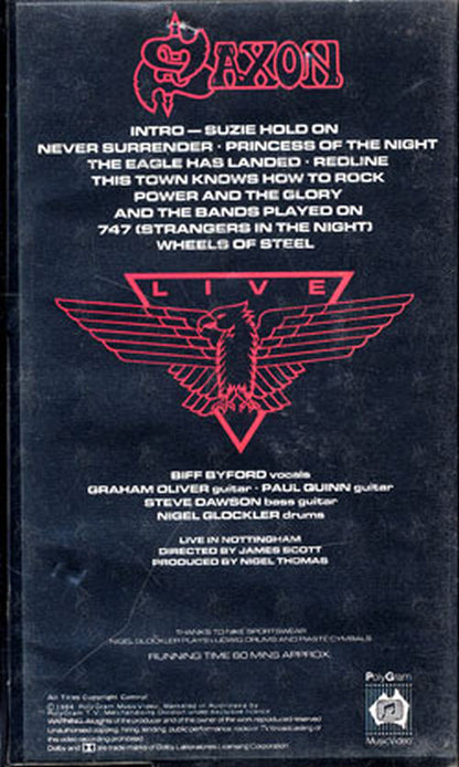 SAXON - Saxon Live - 2