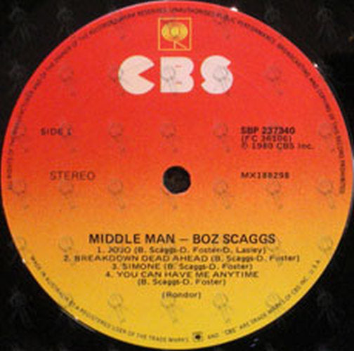 SCAGGS-- BOZ - Middle Man - 3