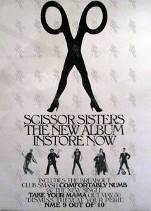 SCISSOR SISTERS - 'Scissor Sisters' Album Poster - 1