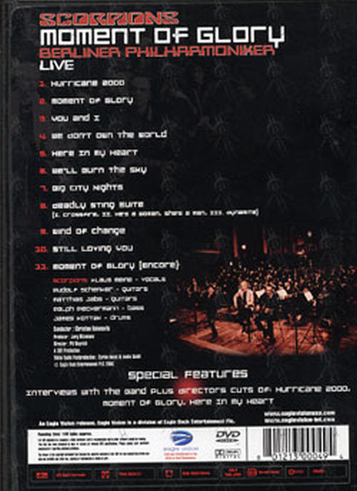 SCORPIONS - Moment Of Glory: Berliner Philharmoniker Live - 2