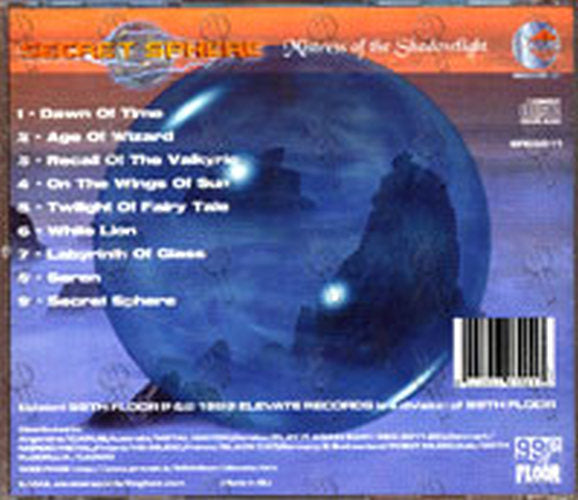 SECRET SPHERE - Mistress Of The Shadowlight - 2