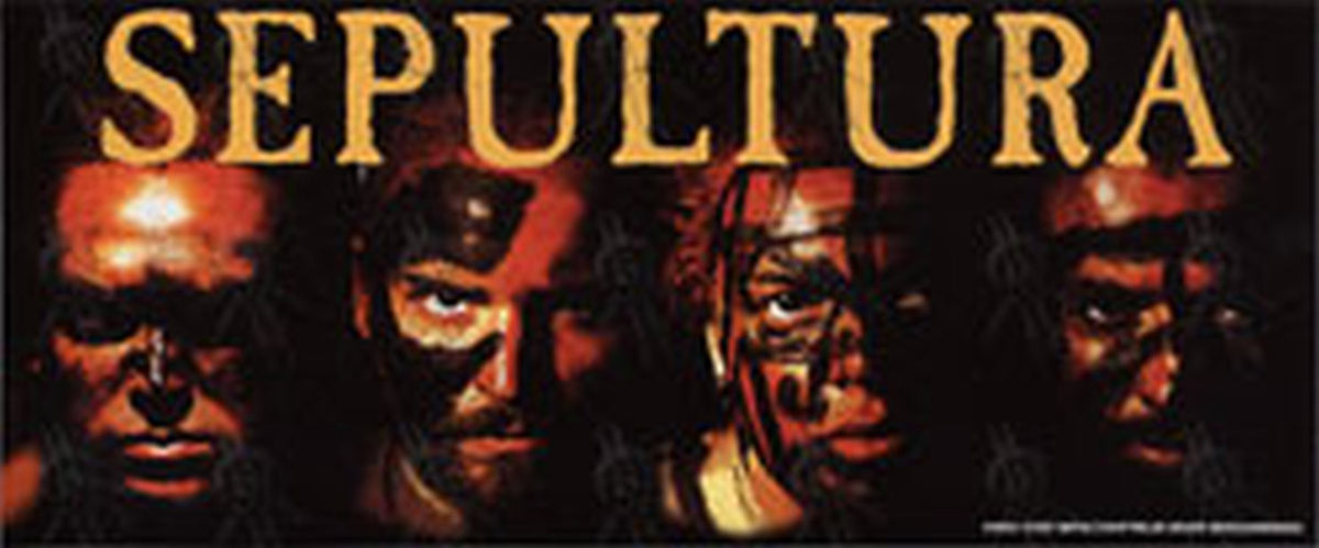 SEPULTURA - Faces Design Sticker - 1