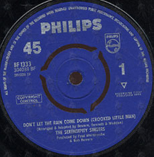 SERENDIPITY SINGERS-- THE - Don&#39;t Let The Rain Come Down (Crooked Little Man) - 2