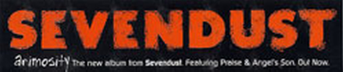 SEVENDUST - &#39;Animosity&#39; Era Logo Sticker - 1