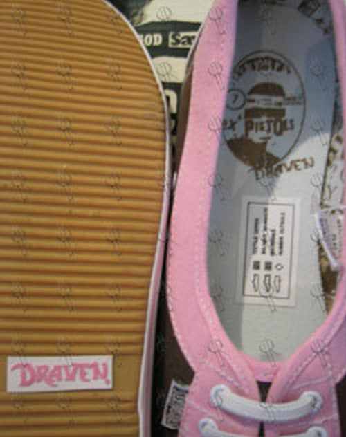 SEX PISTOLS - Pink &amp; Brown &#39;3 Eyelet&#39; Flats Girls&#39; Shoes - 2