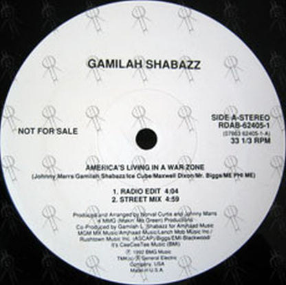 SHABAZZ-- GAMILAH - America's Living In A War Zone - 3
