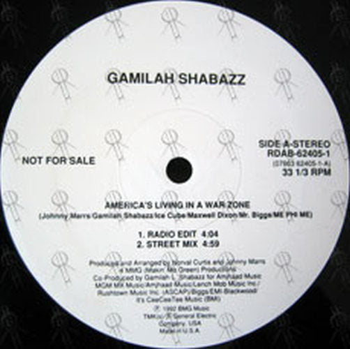 SHABAZZ-- GAMILAH - America&#39;s Living In A War Zone - 3
