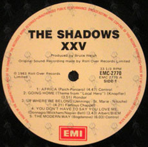 SHADOWS-- THE - XXV - 3