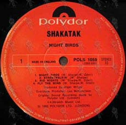 SHAKATAK - Night Birds - 3