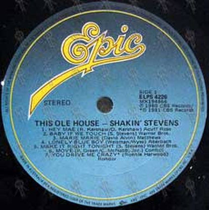 SHAKIN' STEVENS - This Ole House - 3