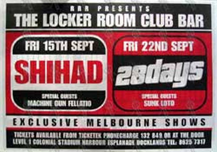 SHIHAD|28 DAYS - &#39;The Locker Room Club Bar