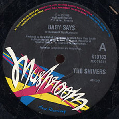 SHIVERS-- THE - Baby Says - 3
