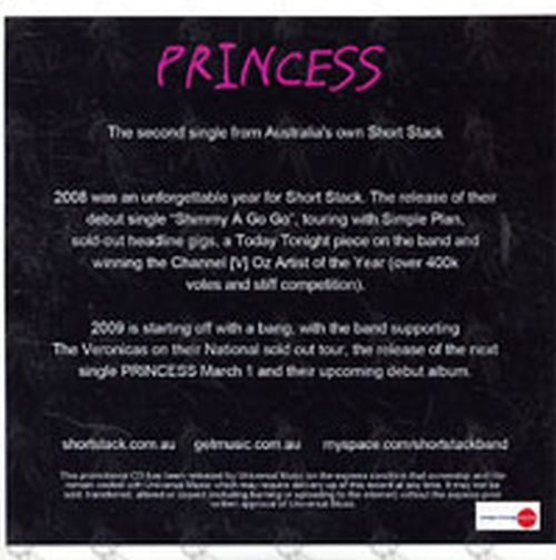 SHORT STACK - Princess - 2