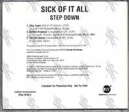 SICK OF IT ALL - Step Down - 2