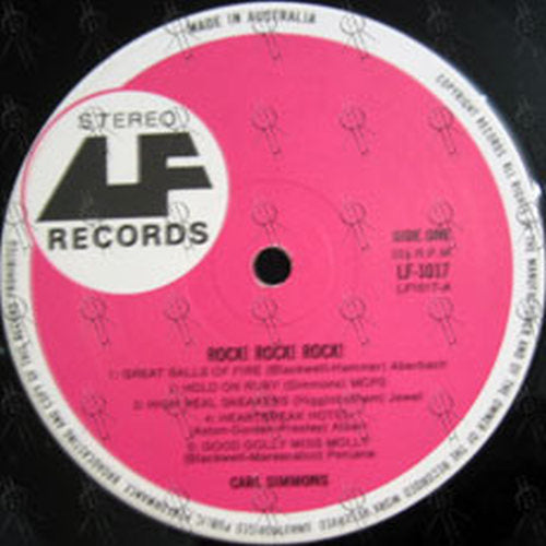 SIMMONS-- CARL - Rock Rock Rock - 3