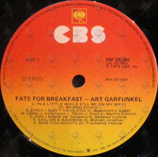 SIMON AND GARFUNKEL - Fate For Breakfast - 3