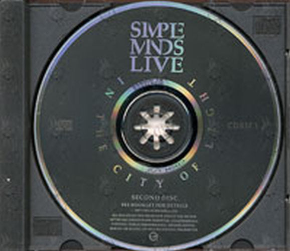 SIMPLE MINDS - Simple Minds Live: In The City Of Light - 4
