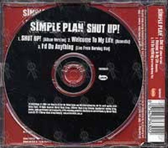 SIMPLE PLAN - Shut Up! - 2