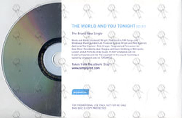 SIMPLY RED - The World And You Tonight - 2