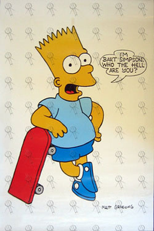SIMPSONS-- THE - &#39;I&#39;m Bart Simpson