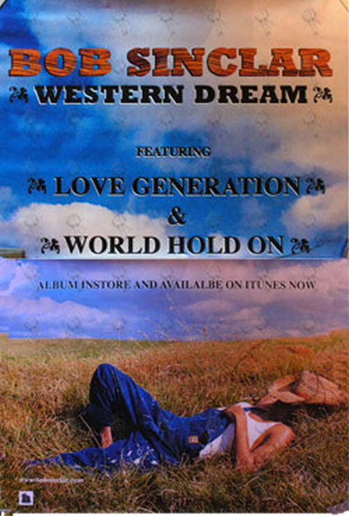 SINCLAR-- BOB - 'Western Dream' Album Promo Poster - 1
