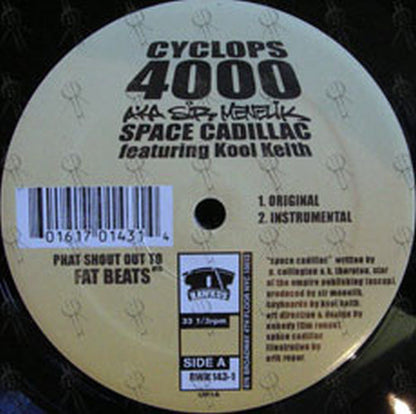 SIR MENELIK AKA CYCLOPS 4000 - Space Cadillac & Nightwork - 3