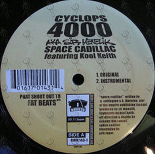 SIR MENELIK AKA CYCLOPS 4000 - Space Cadillac & Nightwork - 3