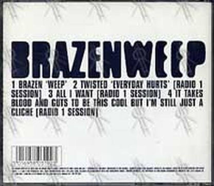 SKUNK ANANSIE - Brazen 'Weep' CD1 - 2